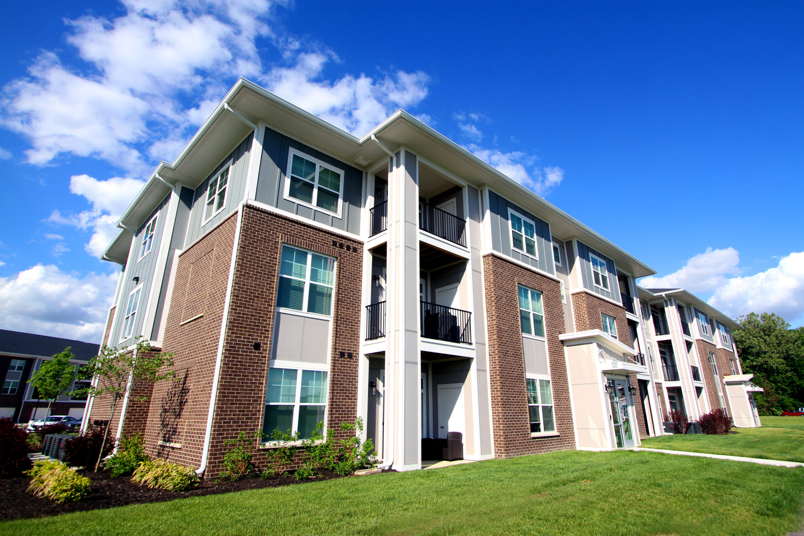 Residential Brick Apartment Complex